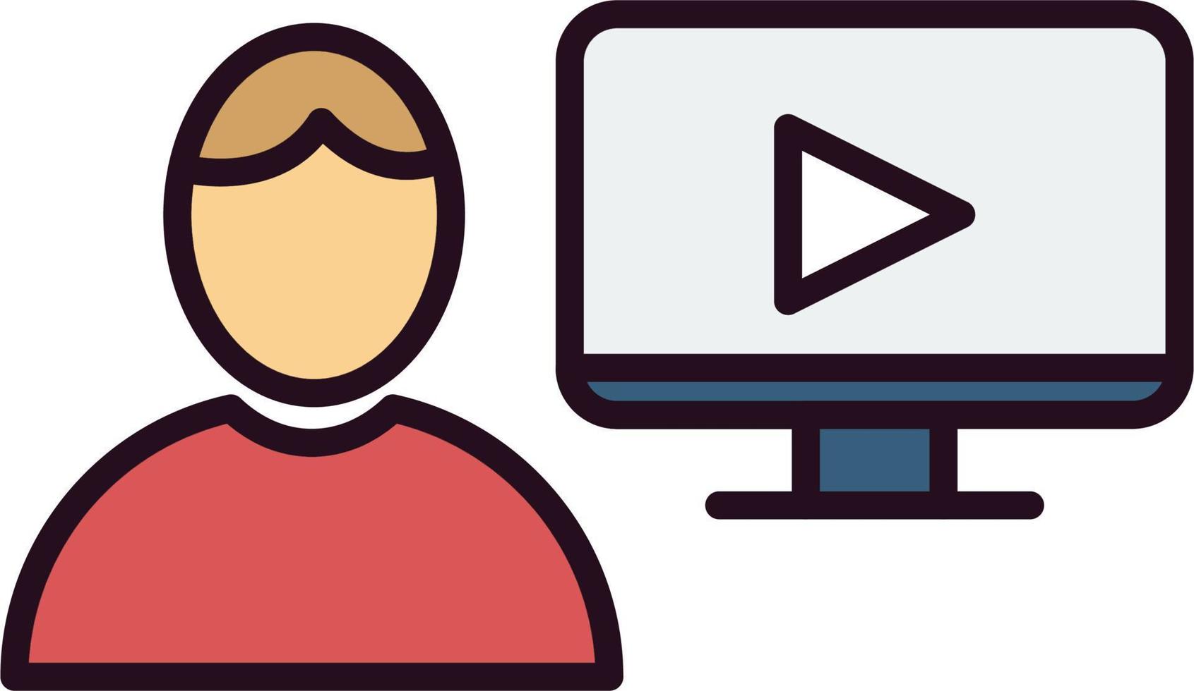 Blogger Vector Icon