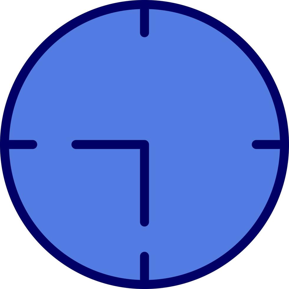 Wall Clock Vector Icon