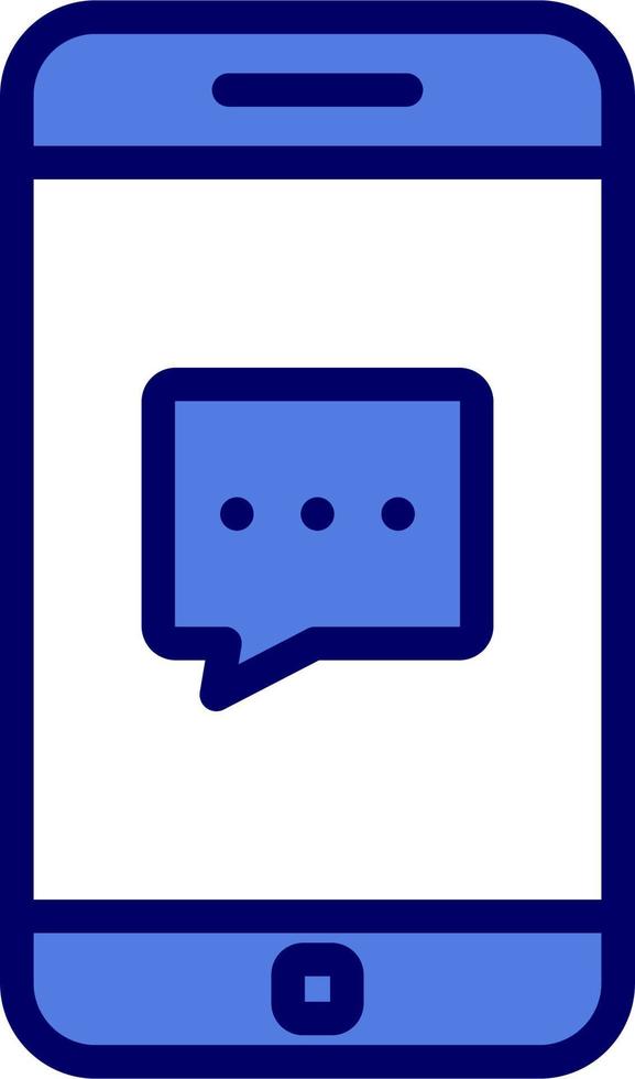 Phone Chat Vector Icon
