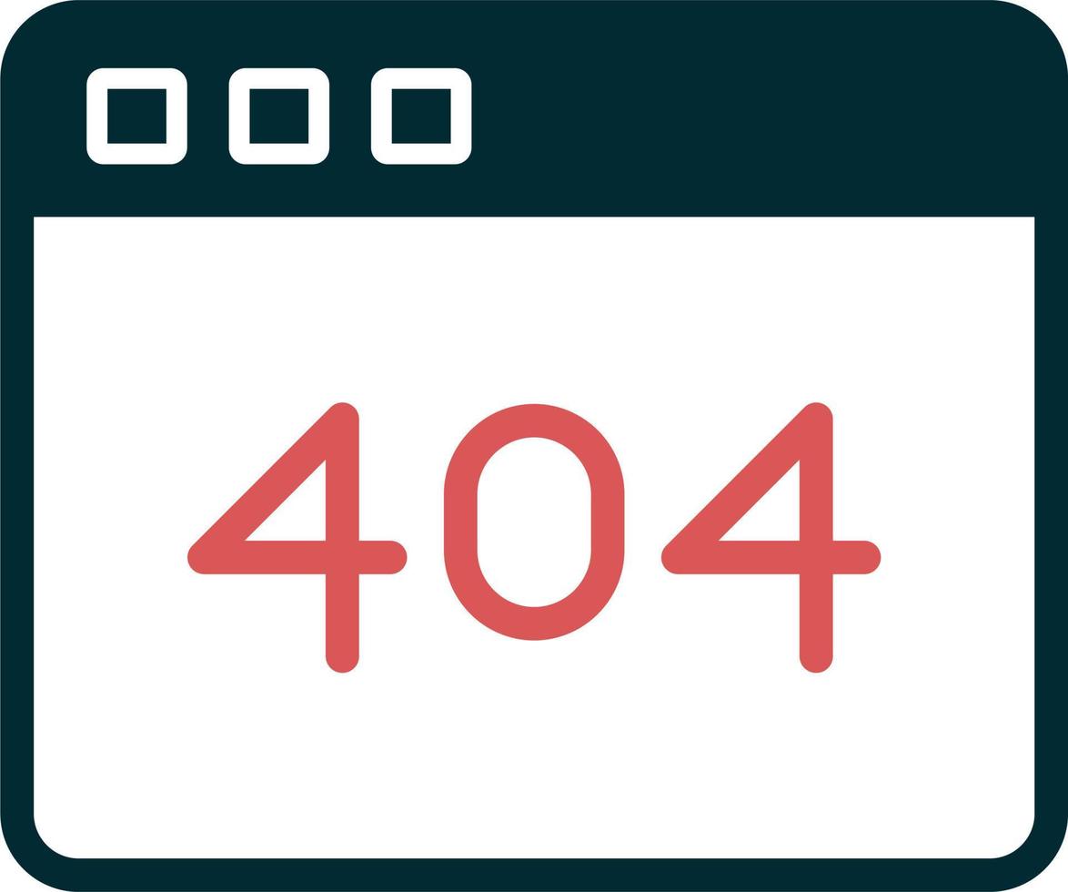 error 404 vector icono