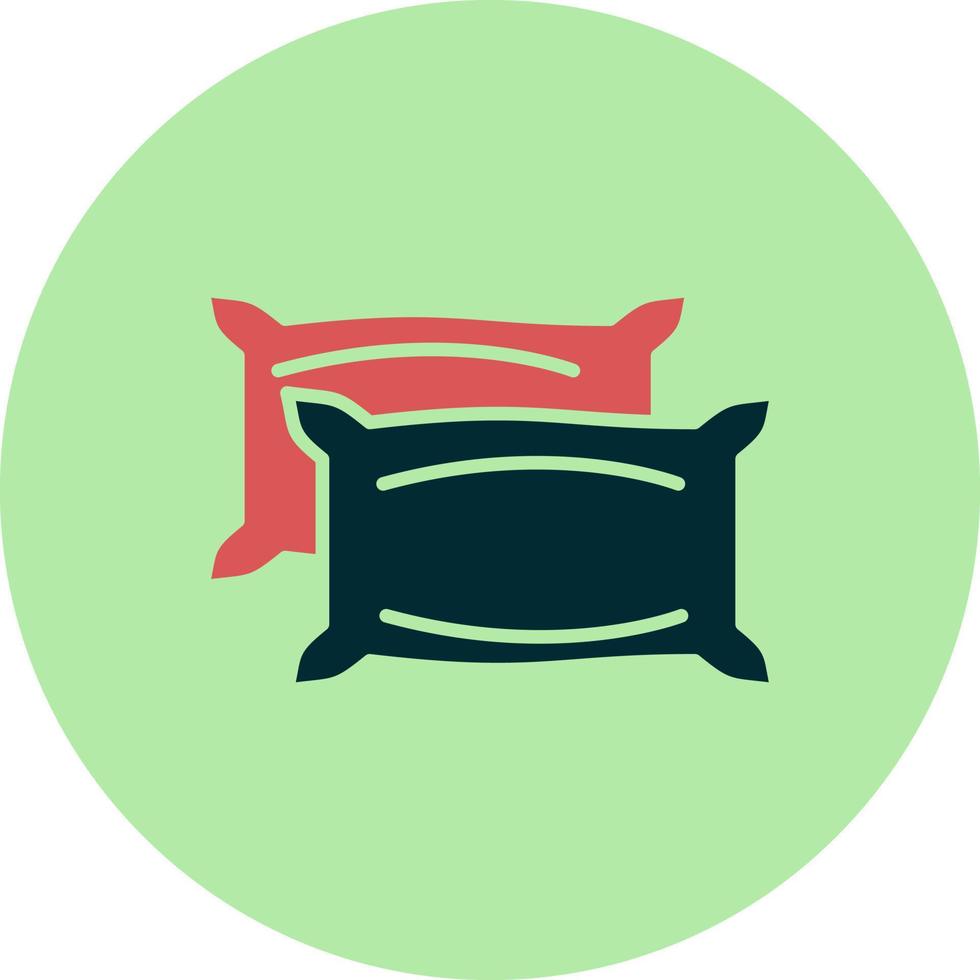 icono de vector de almohada