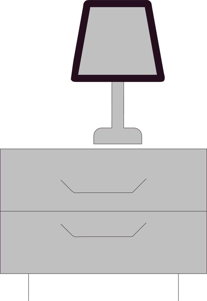 Lamp Table Vector Icon