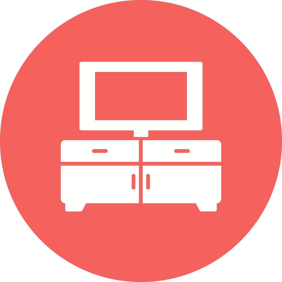 Tv Table Vector Icon