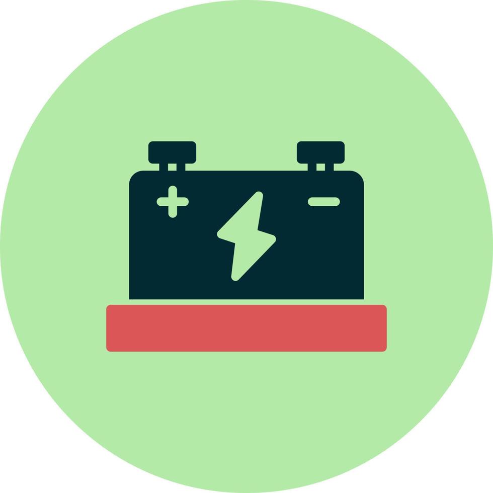 Car Battery Vector Icon