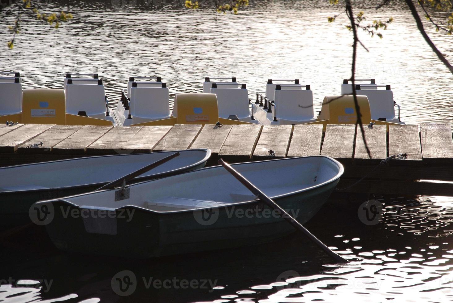 pequeño lago en westfalia foto