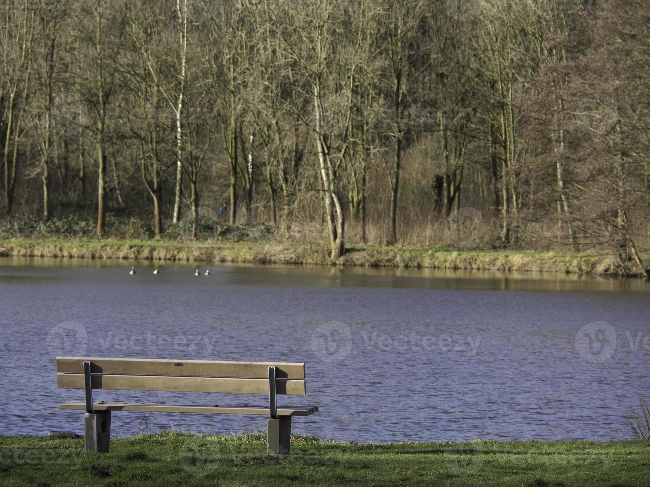 lake in the german munsterland photo