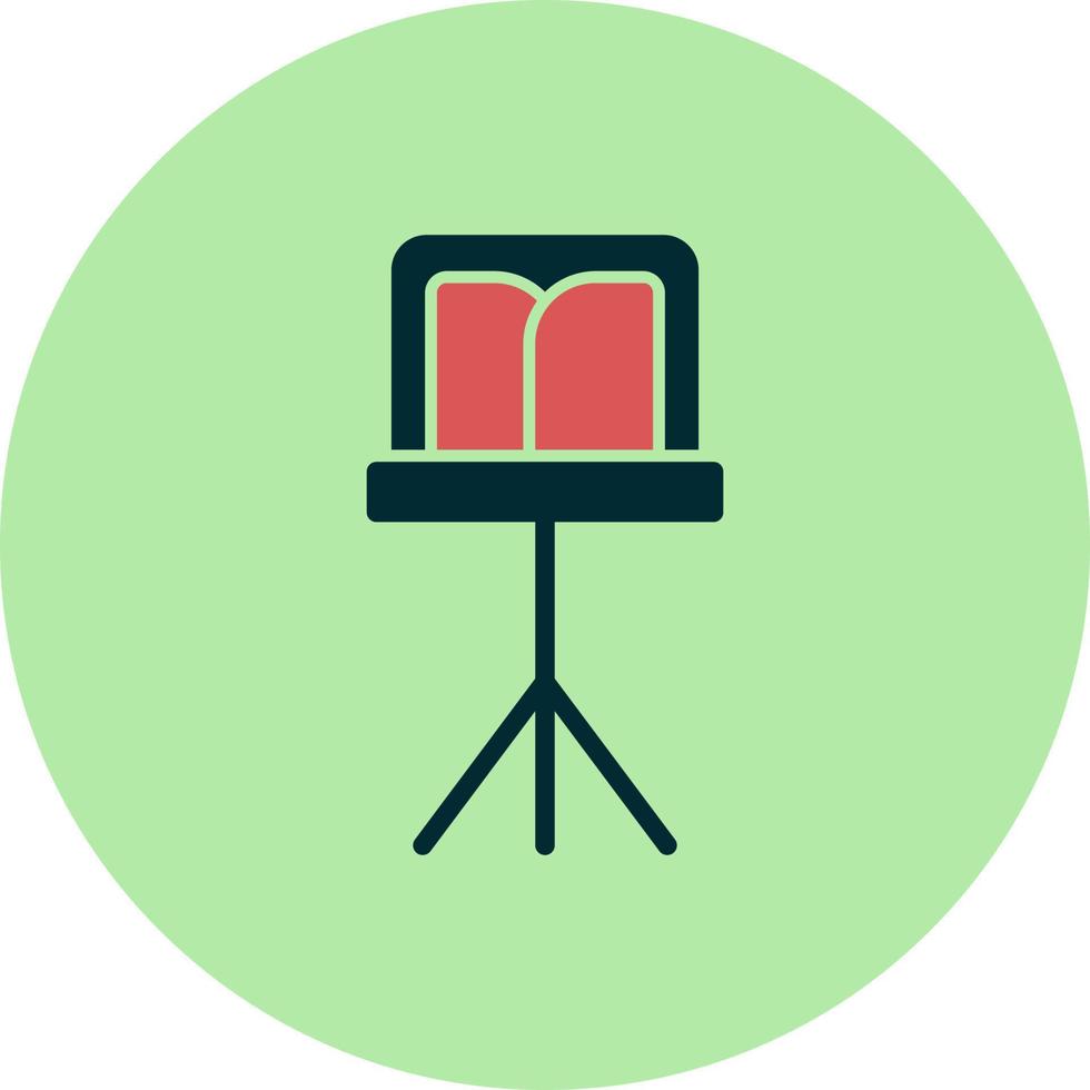 Music Stand Vector Icon