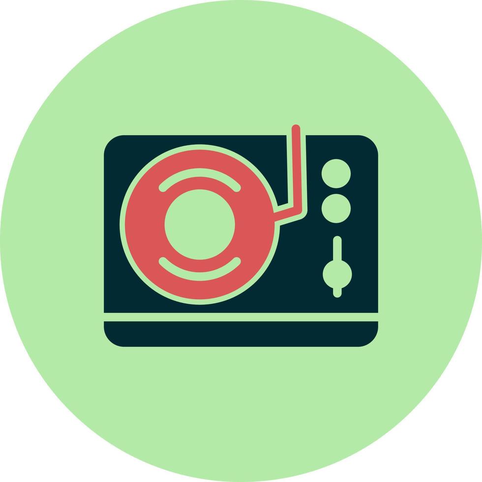 Record Player Vector Icon