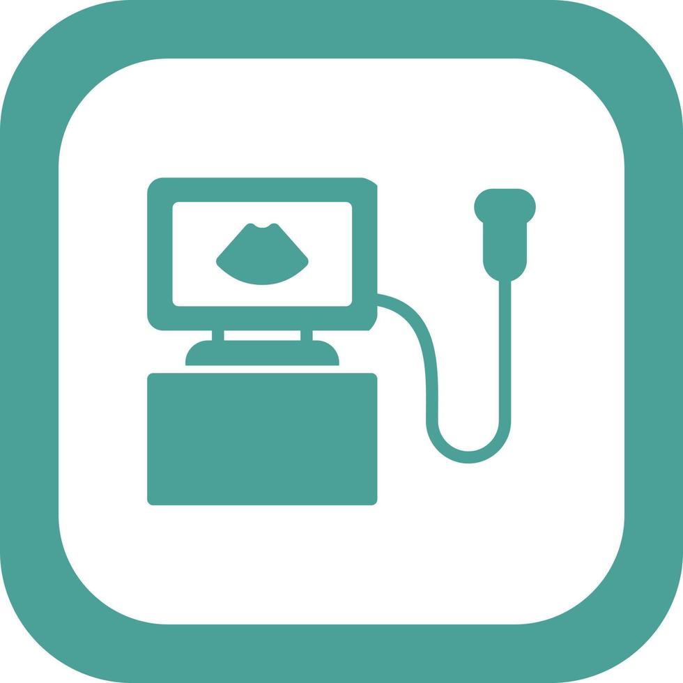 Ultrasound Machine Vector Icon