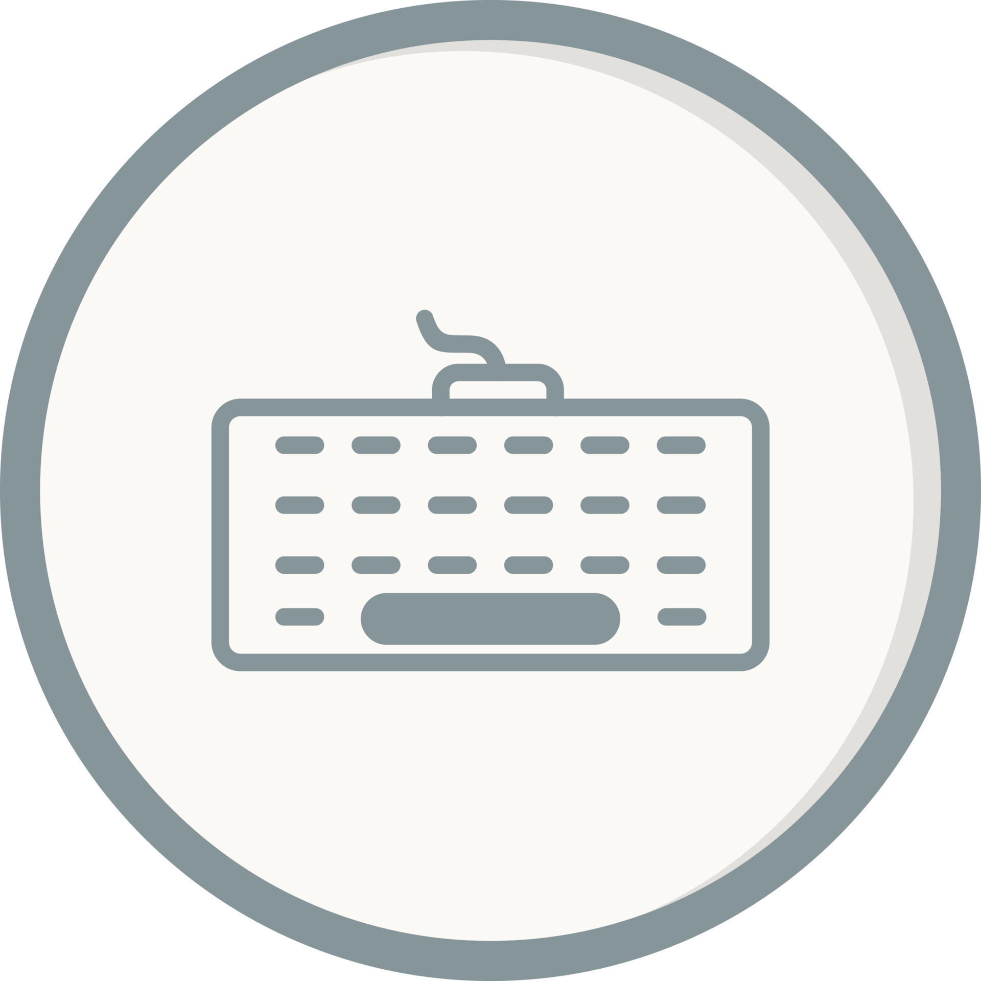 Computer Keyboard Vector Icon 19793005 Vector Art at Vecteezy