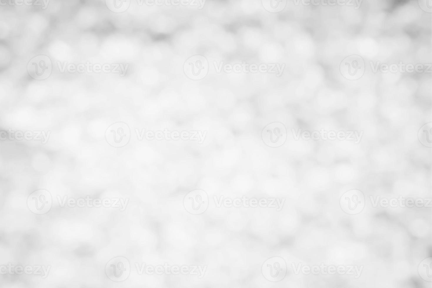 Blurred White Bokeh Texture Background. photo