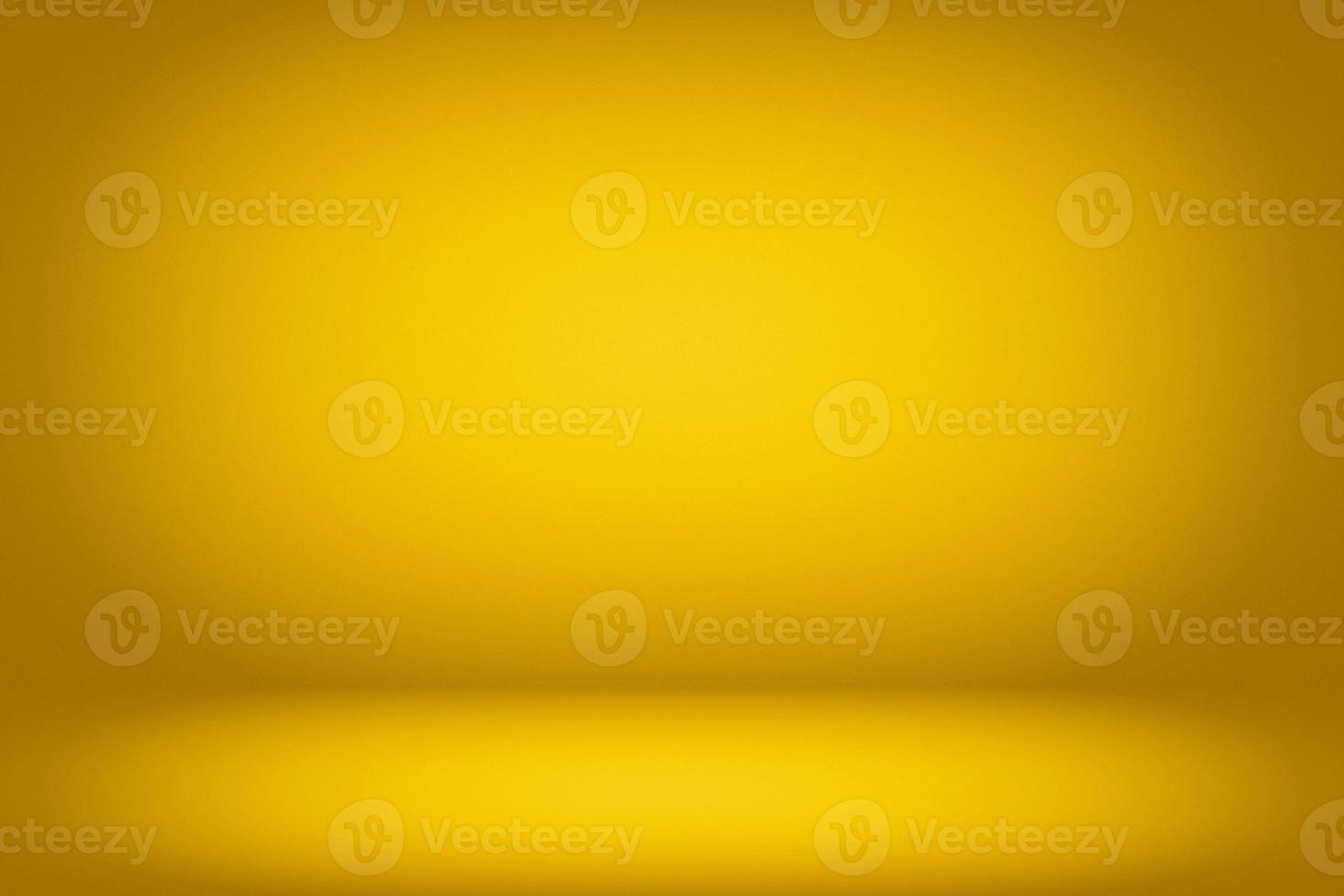 Abstract Luxury Yellow Gold Studio Background Using for Product Presentation Backdrop. photo