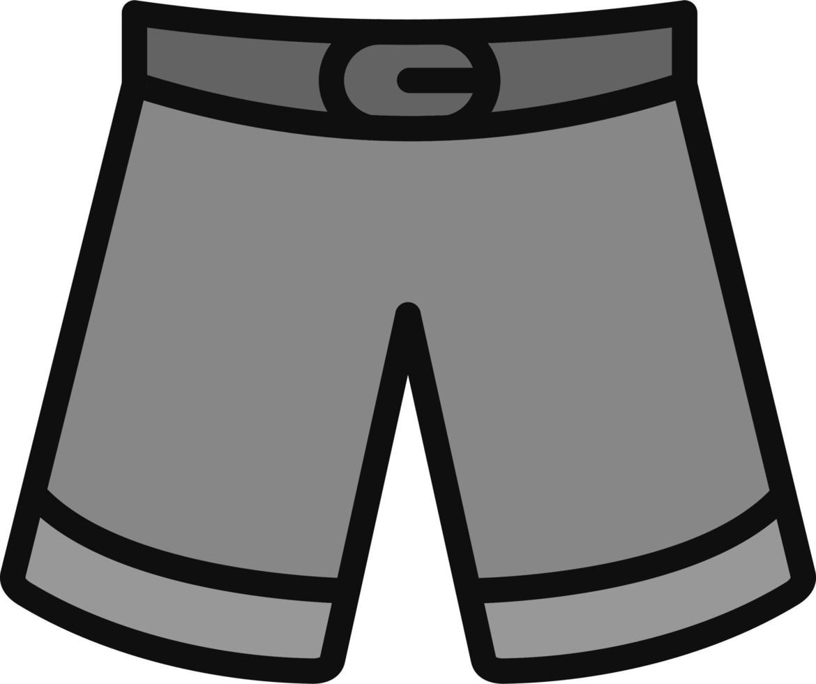 icono de vector de pantalones cortos