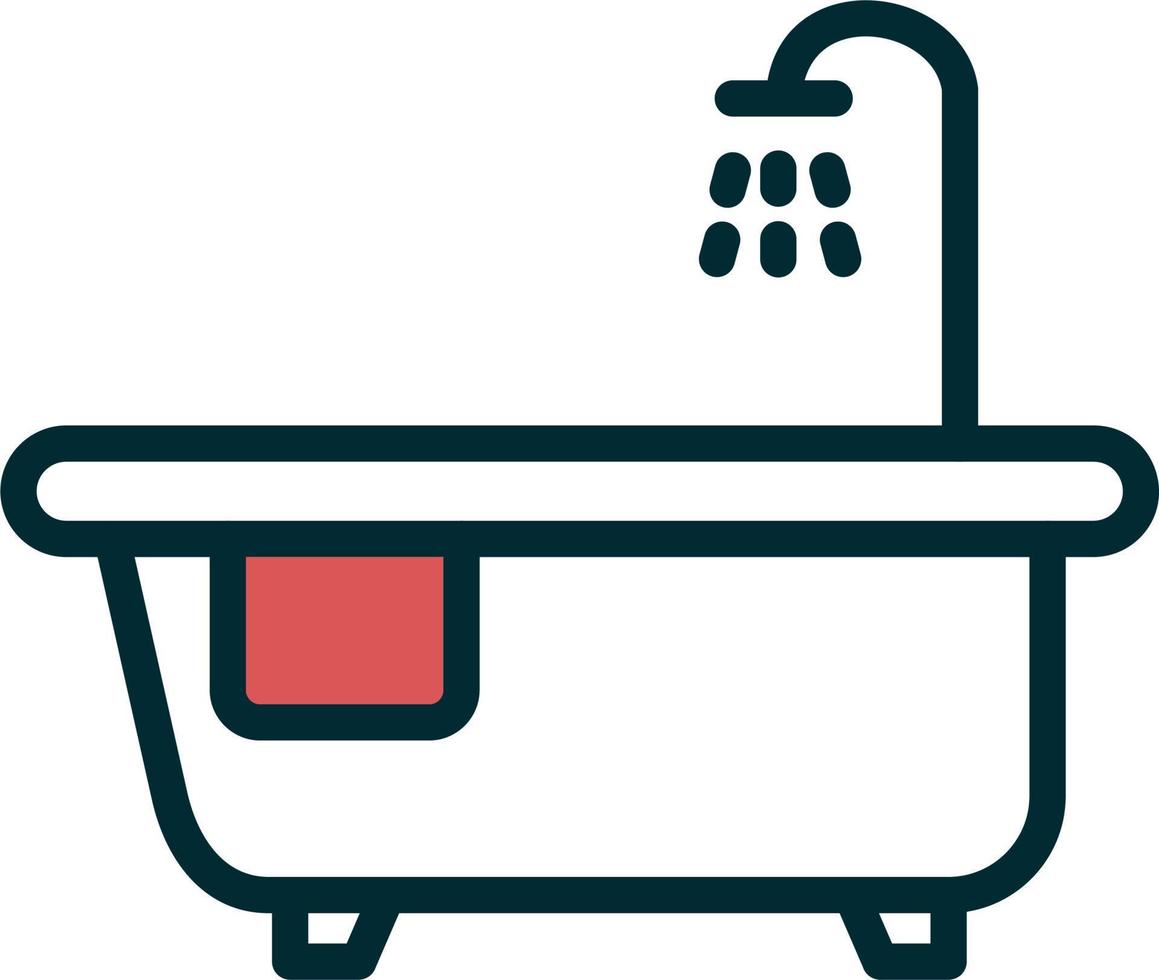 Bath Tub Vector Icon