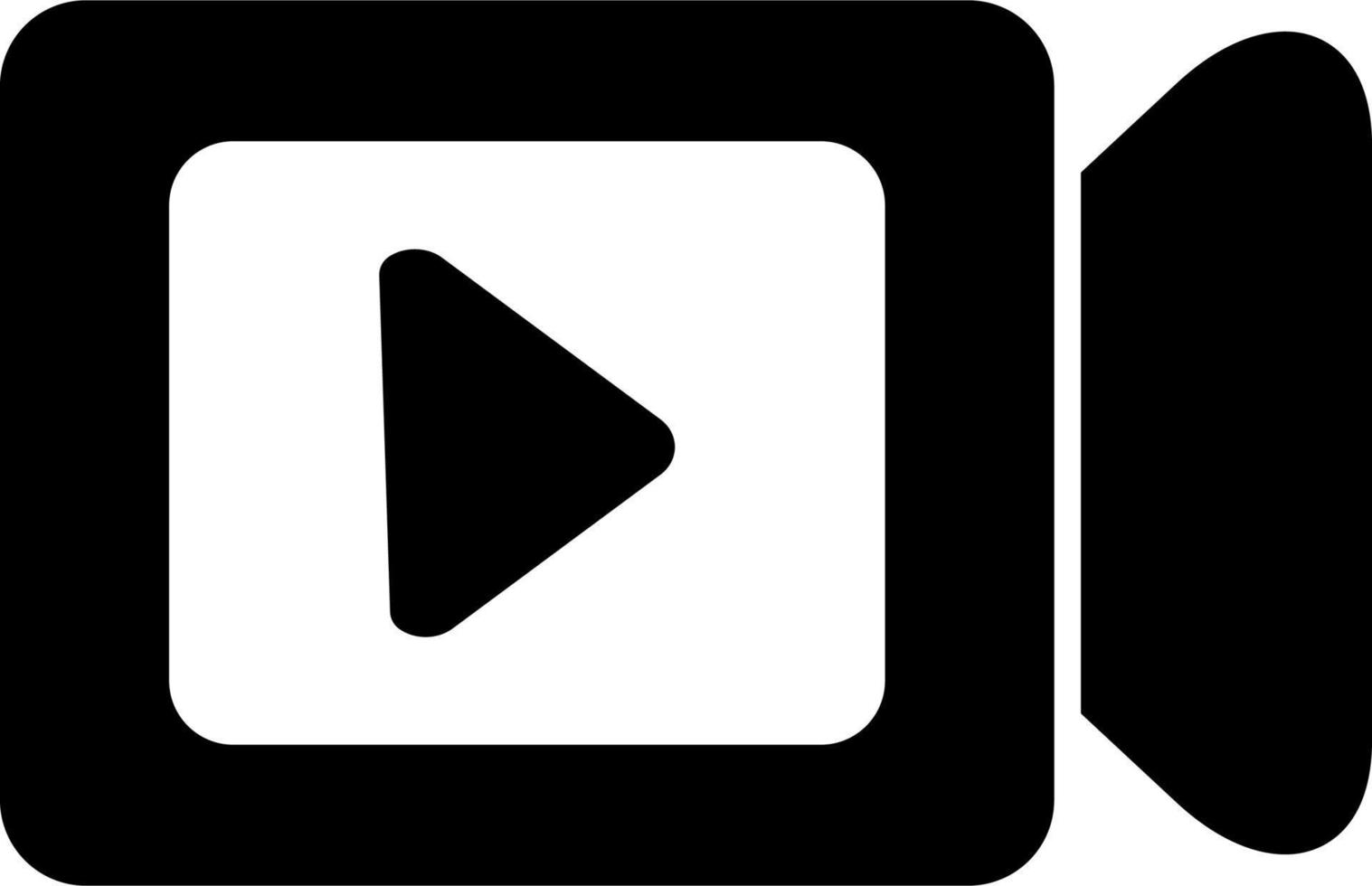 icono de vector de reproductor de video