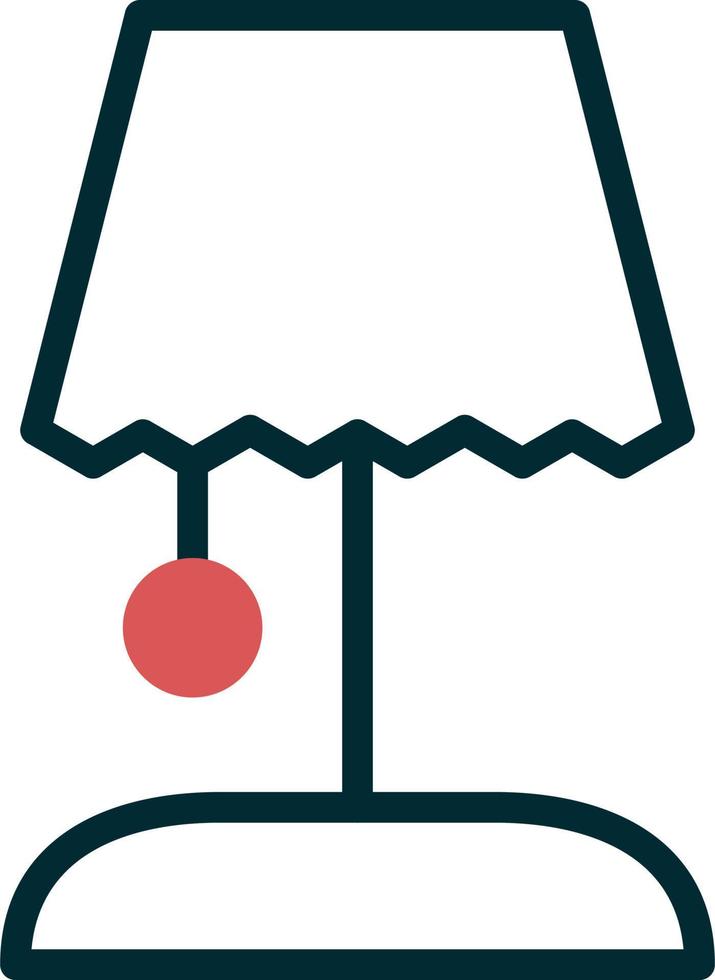 Desk Lamp Vector Icon