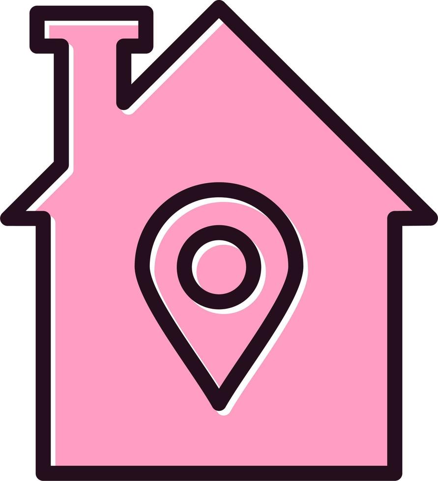 Home Location Vector Icon