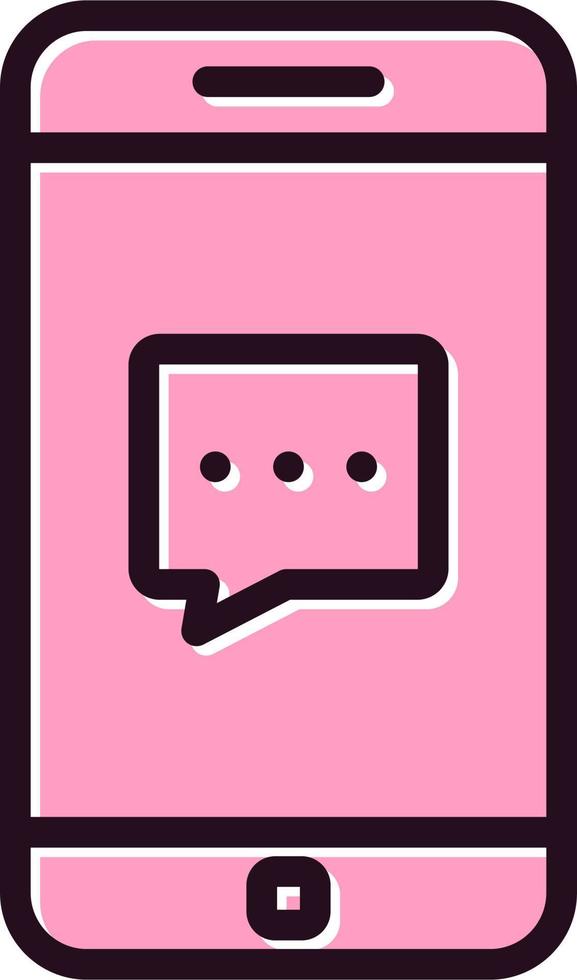 Phone Chat Vector Icon