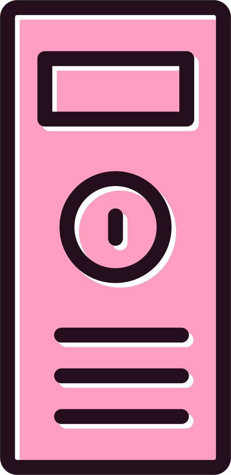 Computer Tower Vector Icon