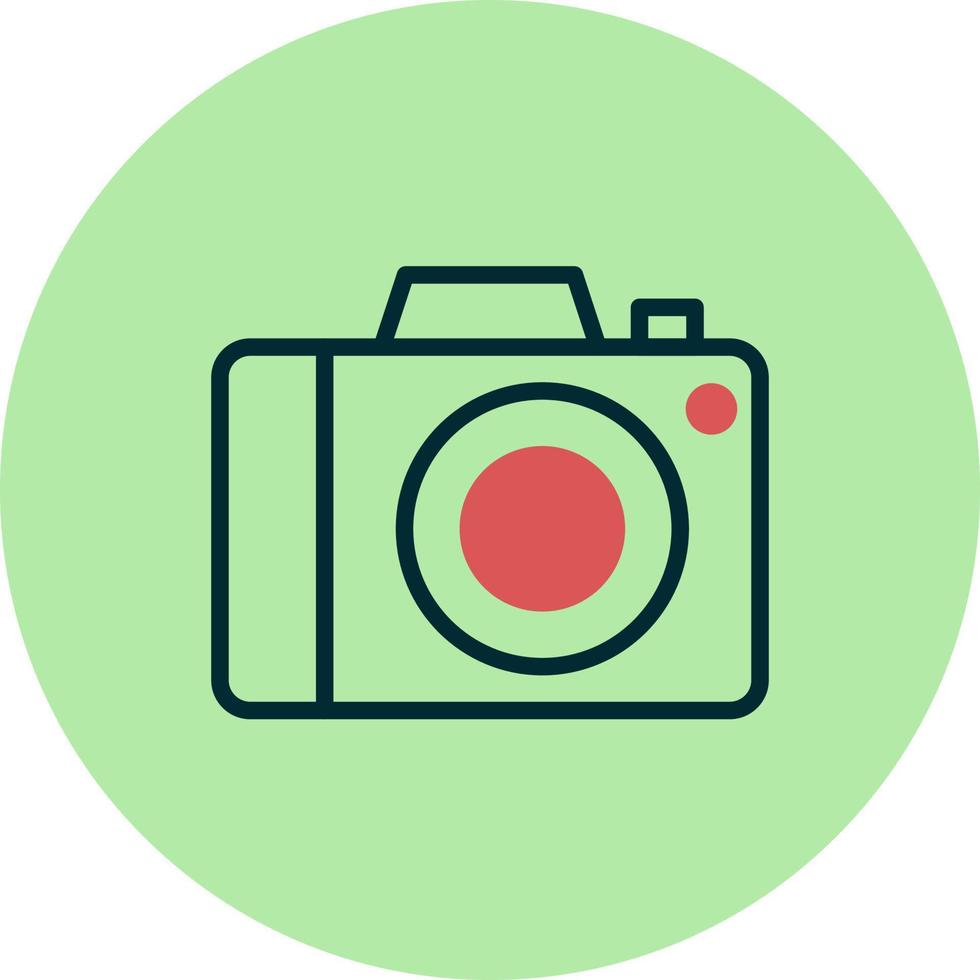 icono de vector de cámara de fotos