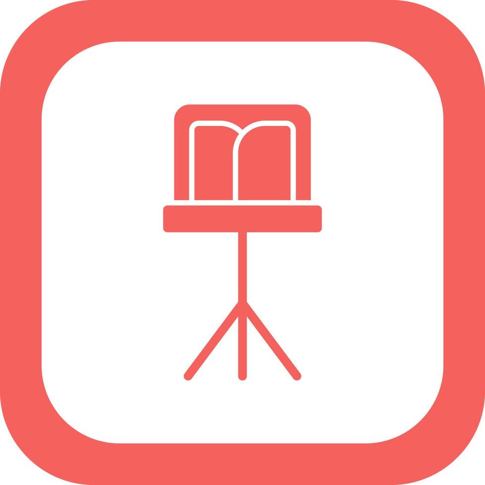 Music Stand Vector Icon