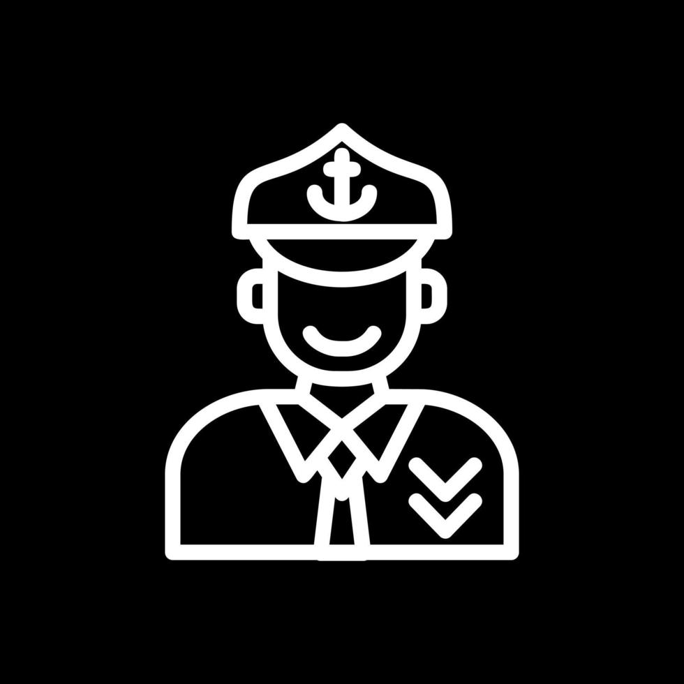 Captain Vector Icon Design