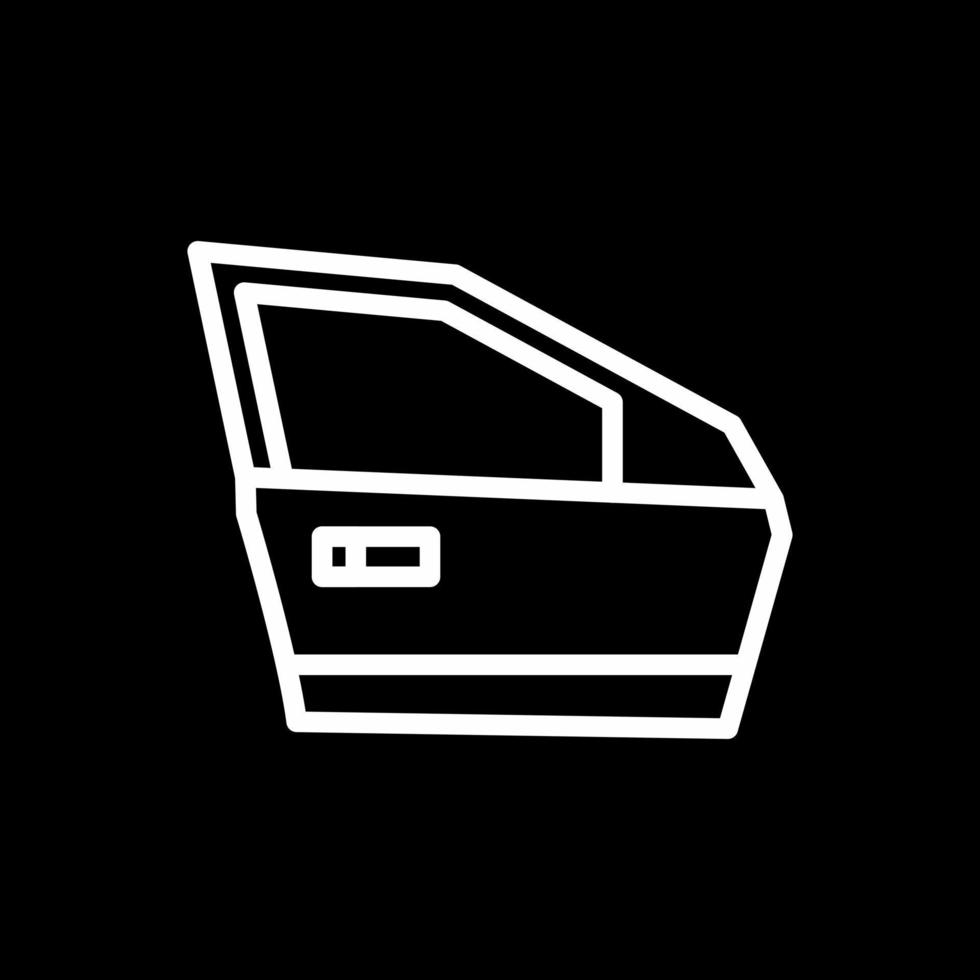 Car Door Vector Icon Design