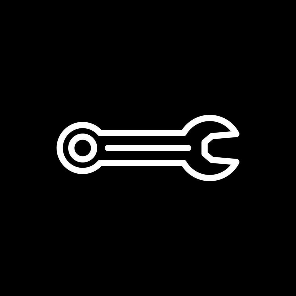 Spanner Vector Icon Design