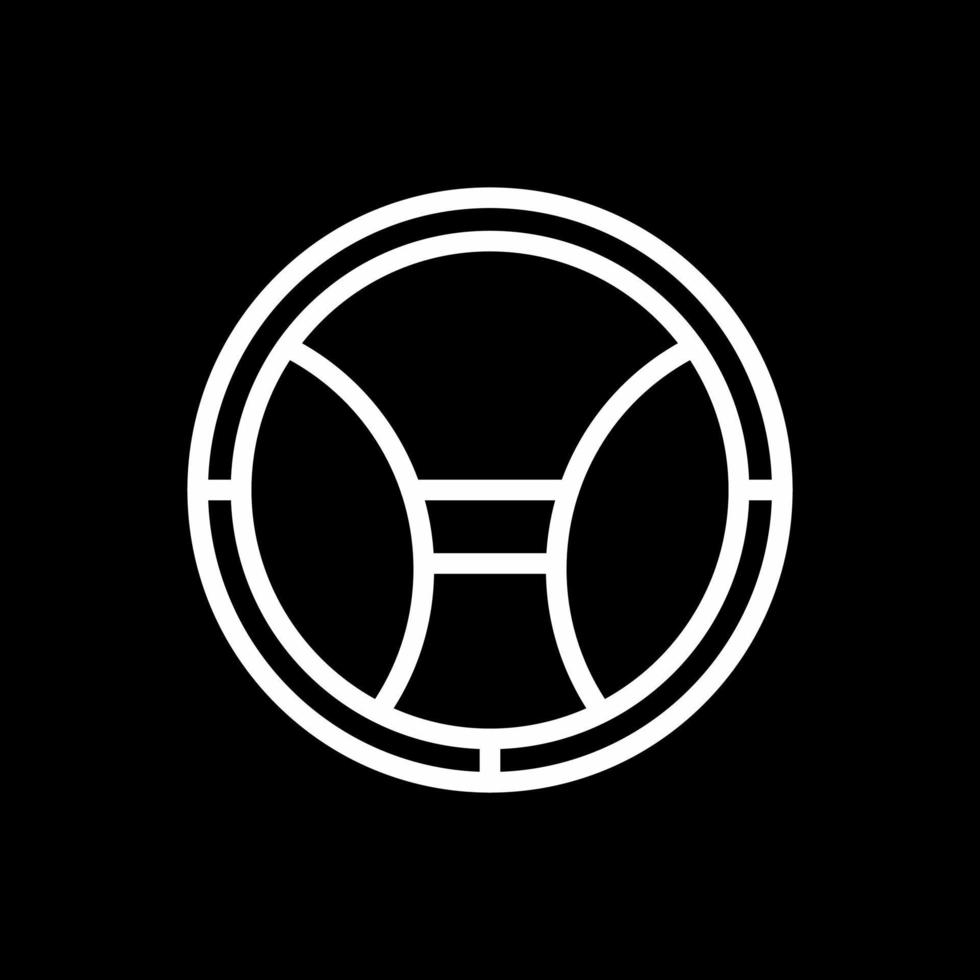 Steering Wheel Vector Icon Design