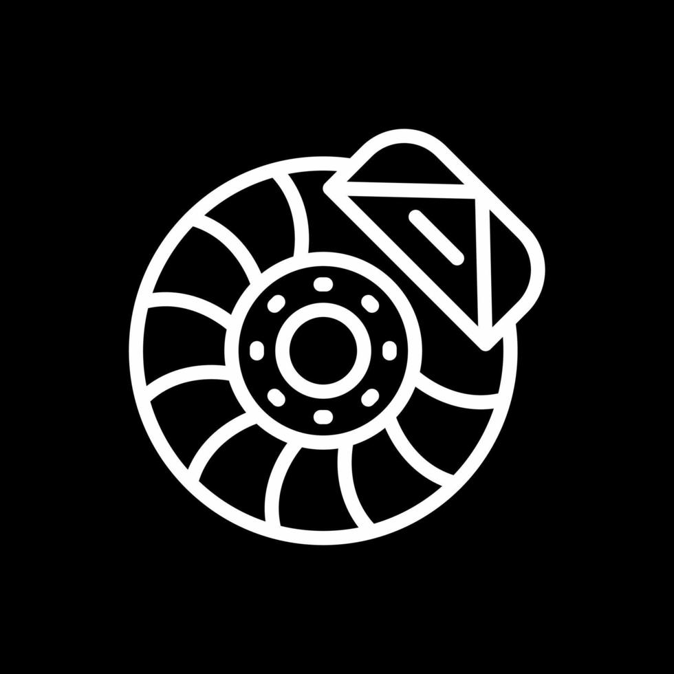 Brake Disc Vector Icon Design