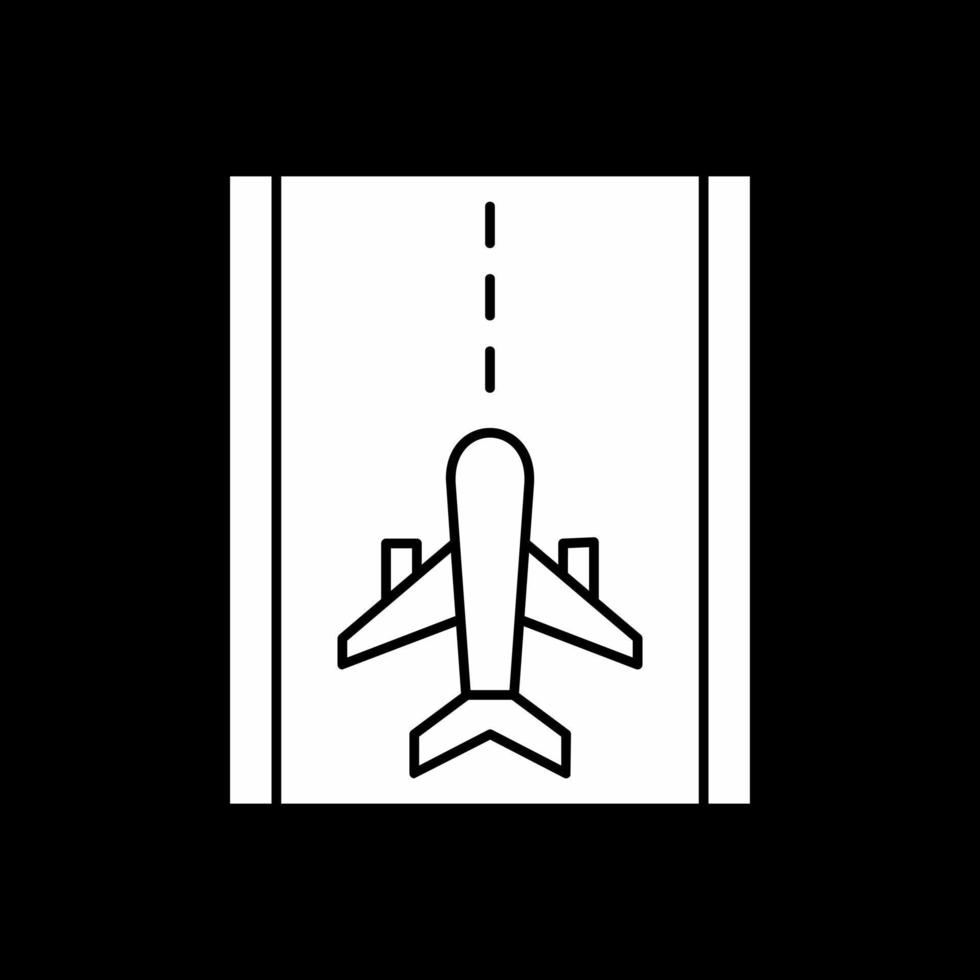 Runway Vector Icon Design