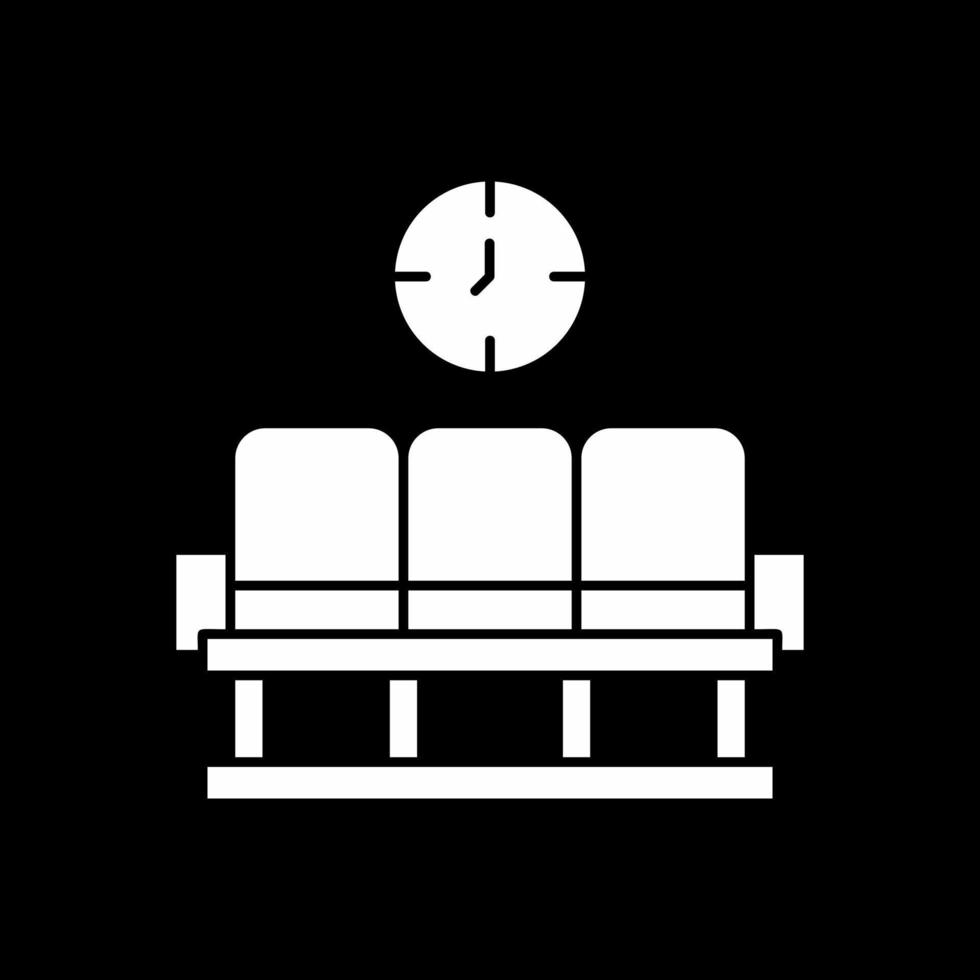 Waiting Area Vector Icon Design