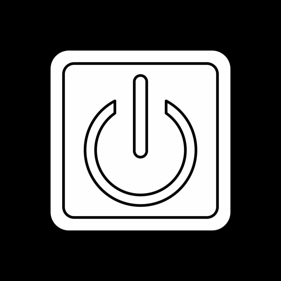 Power Button Vector Icon Design