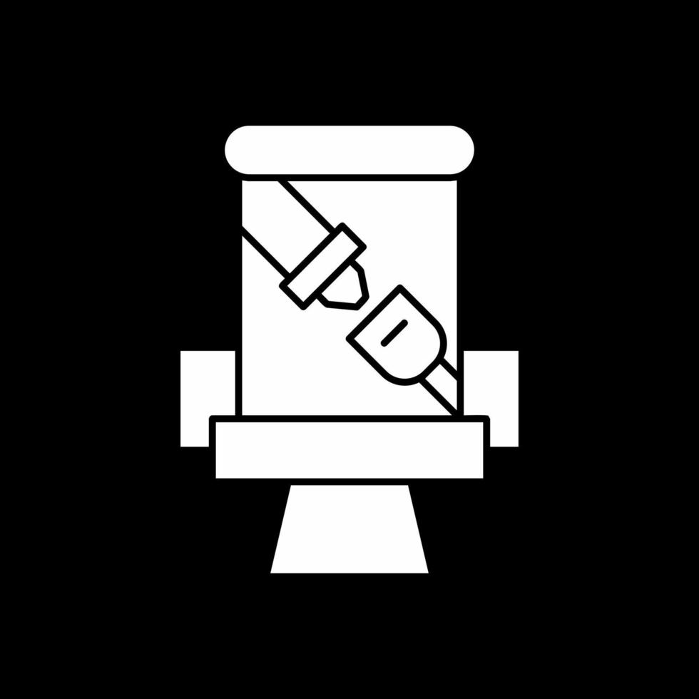 Seat Belt Vector Icon Design