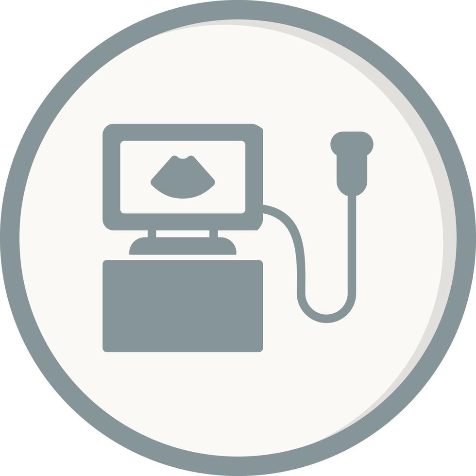 Ultrasound Machine Vector Icon