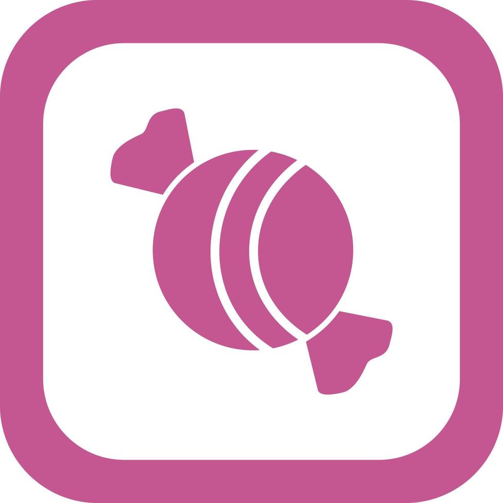 Round Candy Vector Icon