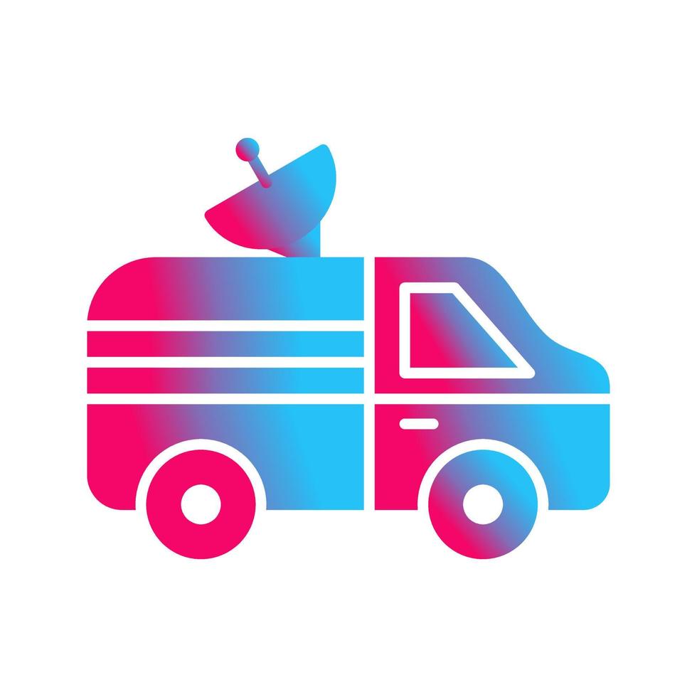 News Van Vector Icon