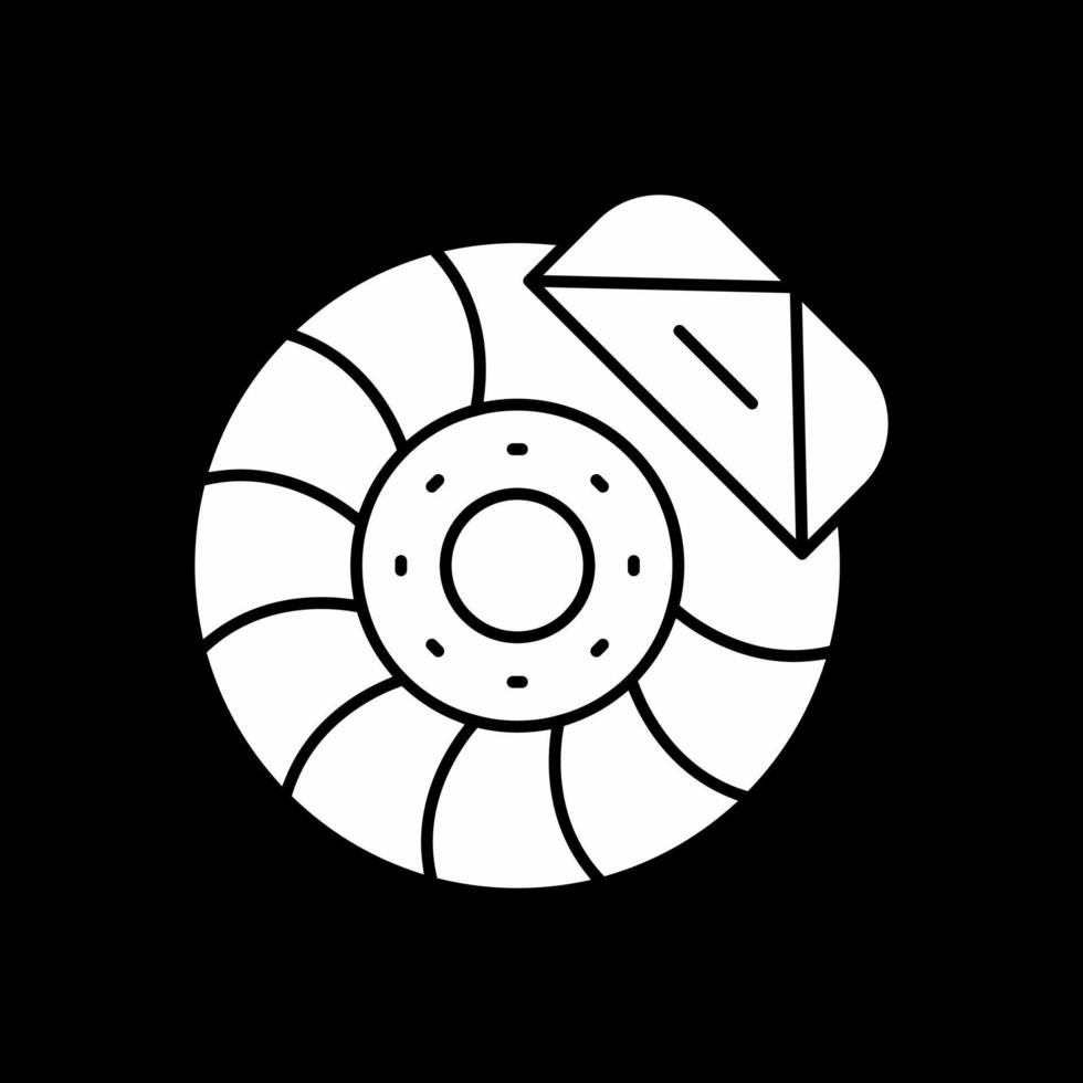 Brake Disc Vector Icon Design