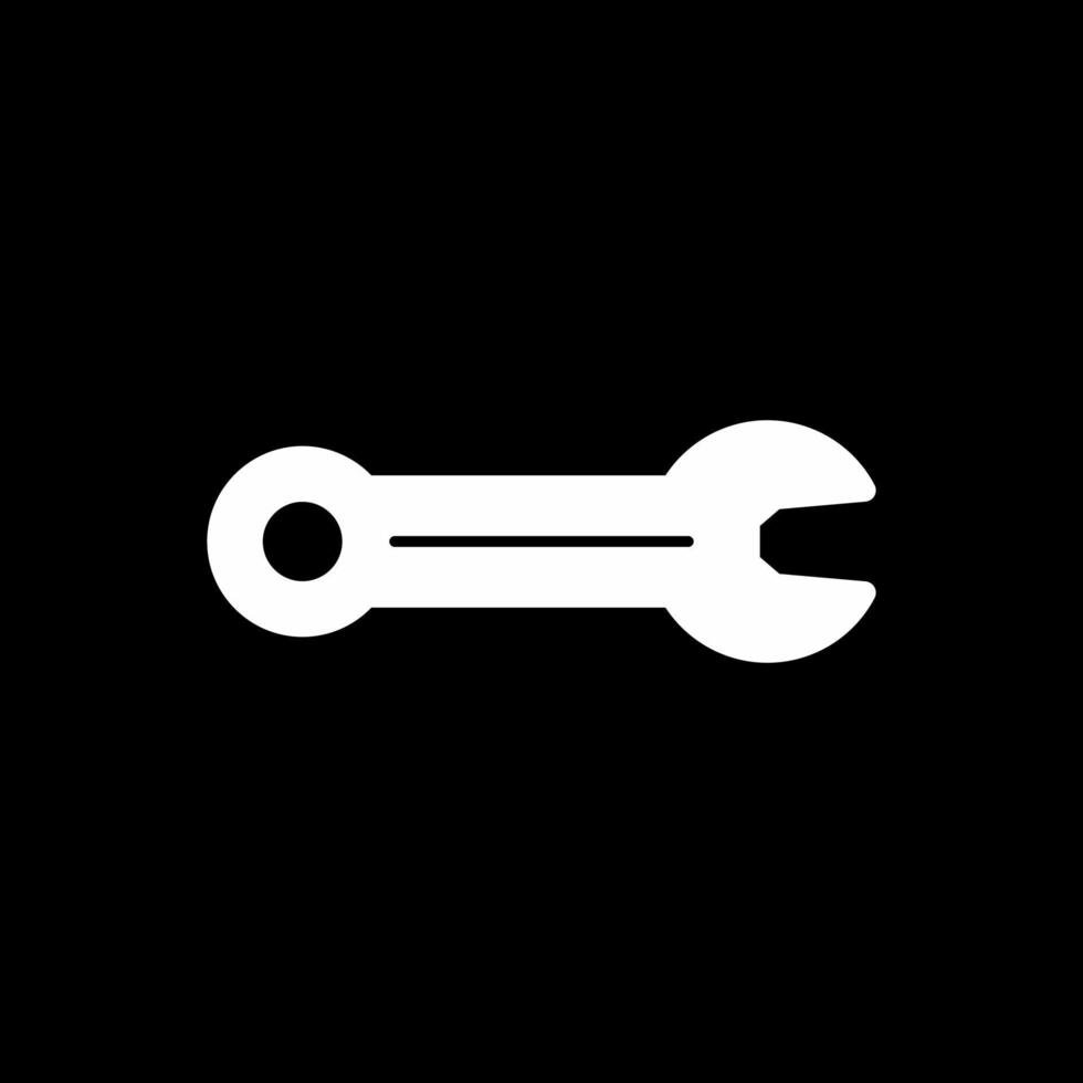 Spanner Vector Icon Design