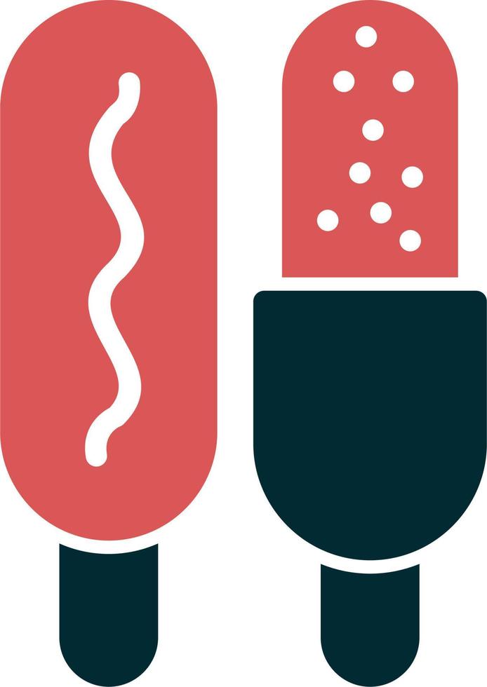 Corn Dog Vector Icon