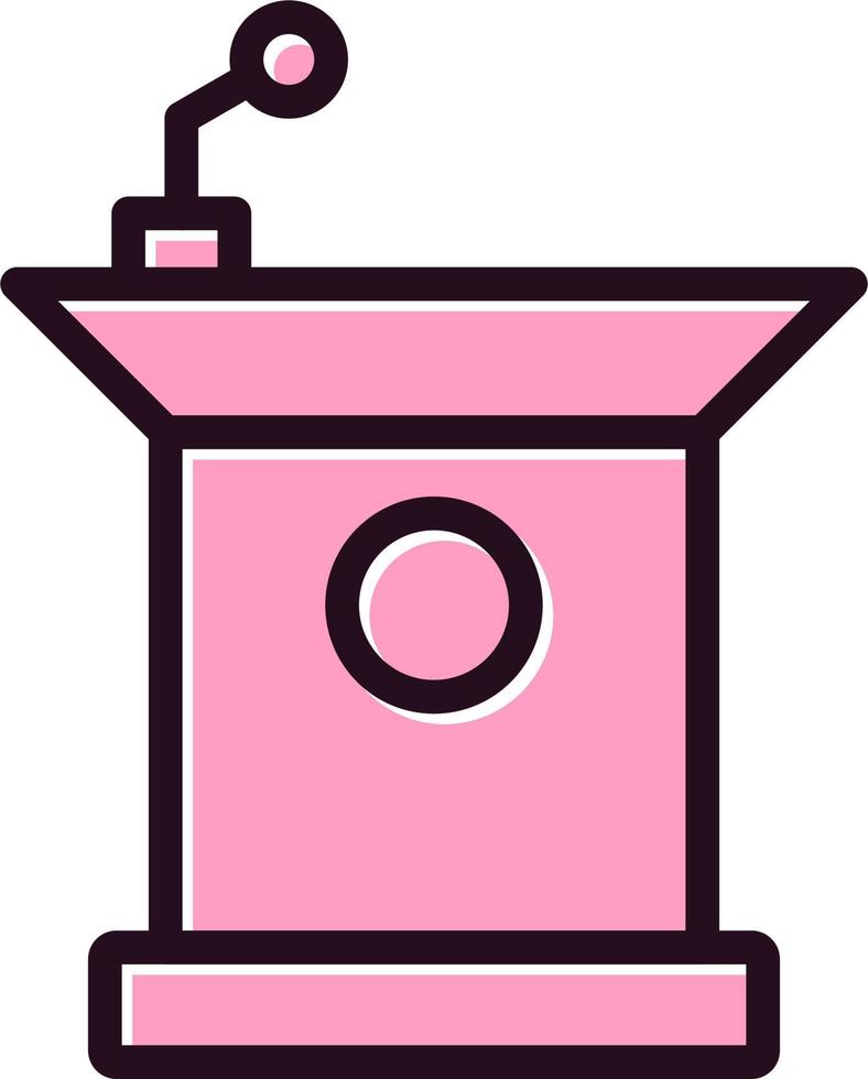 Podium Vector Icon