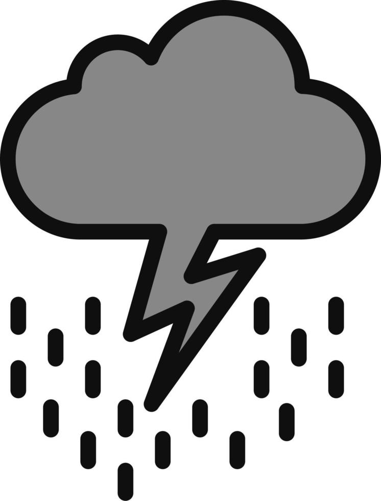 Thunder Vector Icon