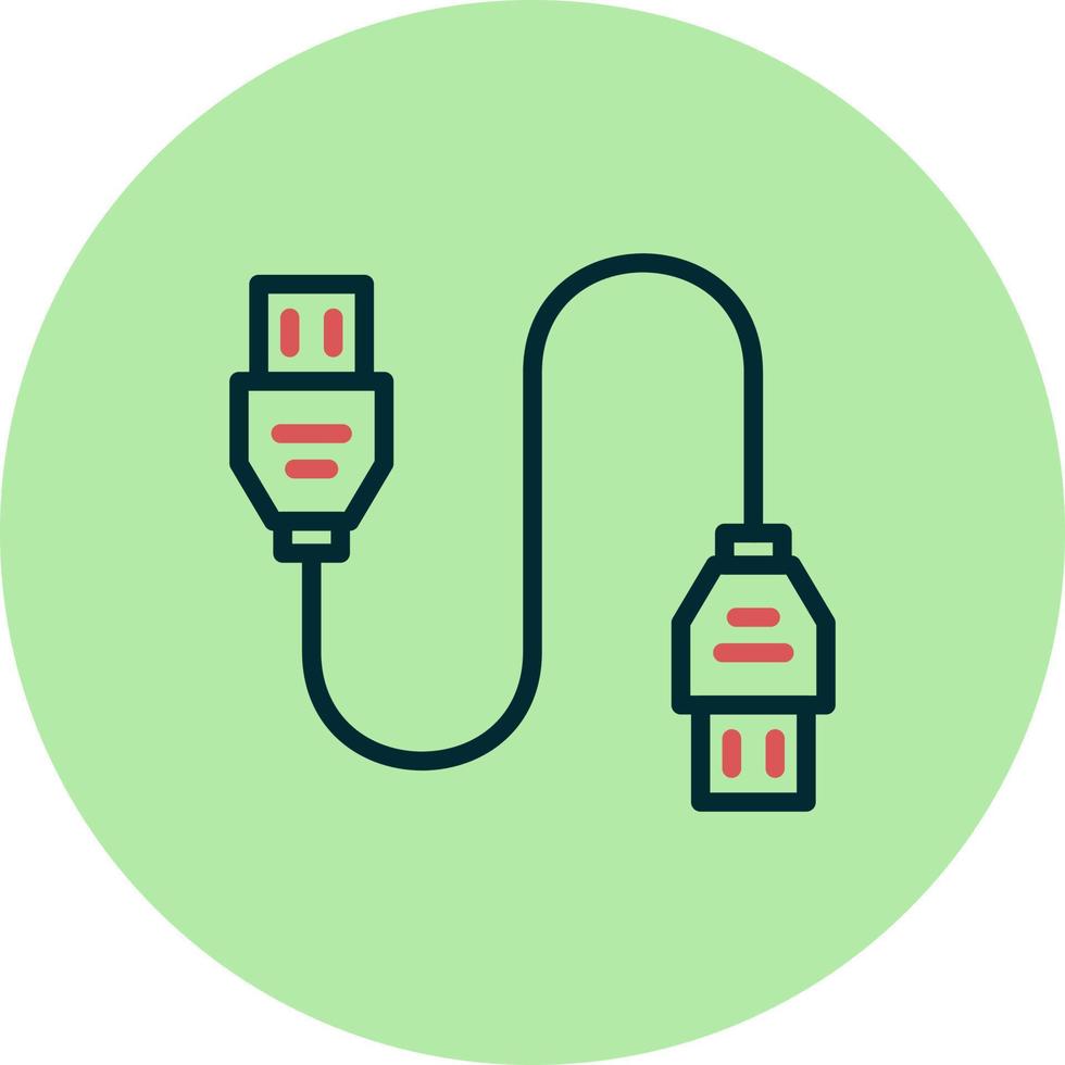 Data Cable Vector Icon
