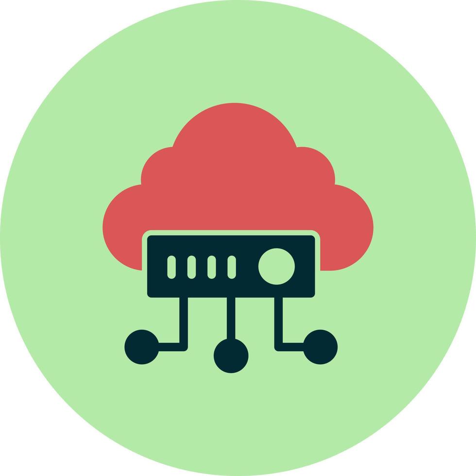 Cloud Network Vector Icon