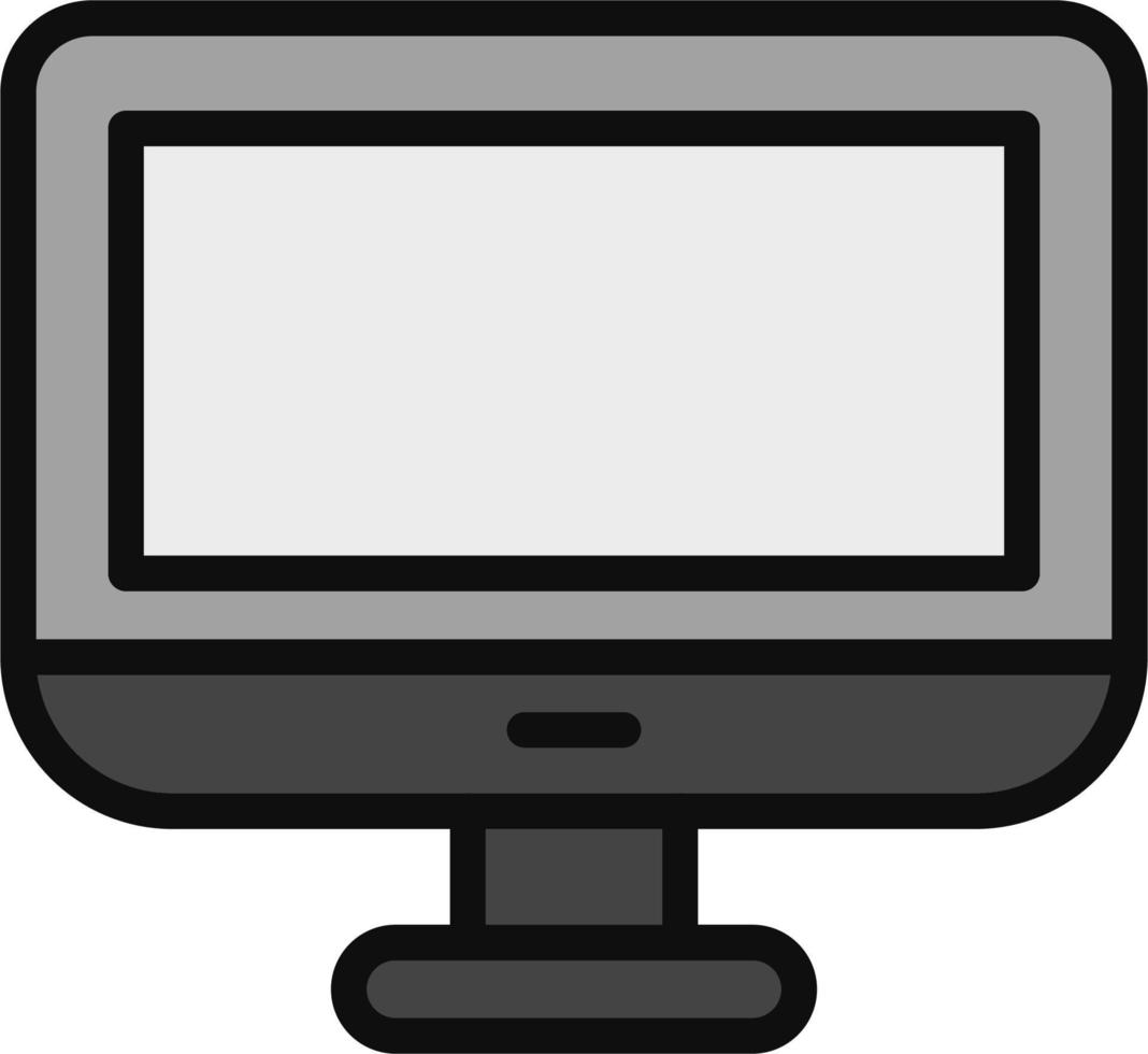 Monitor Screen Vector Icon