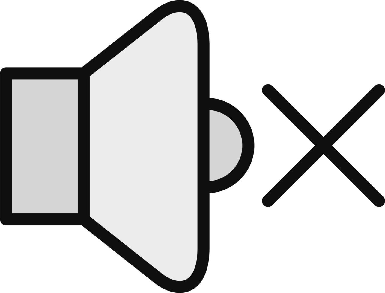 Mute Vector Icon