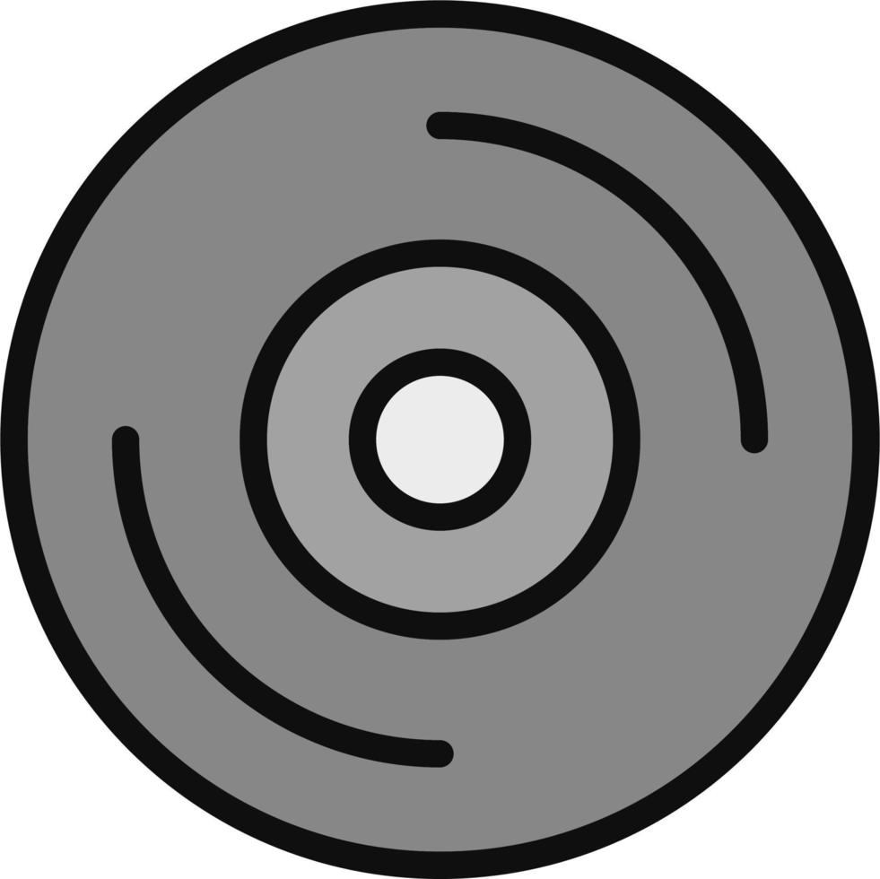 icono de vector de disco compacto