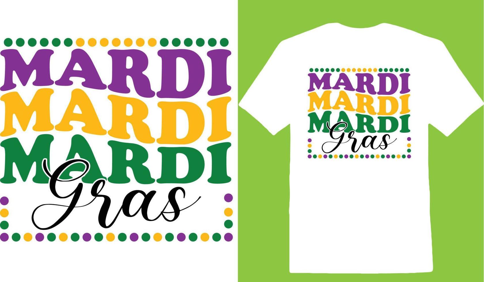 Mardi Gras T-shirt vector