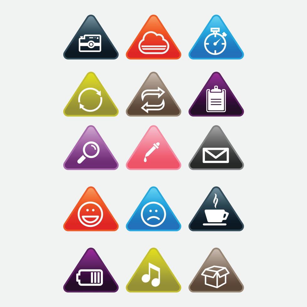 icons set and web analytics icons set. Data analytics and network concept icons.EPS 10 vector