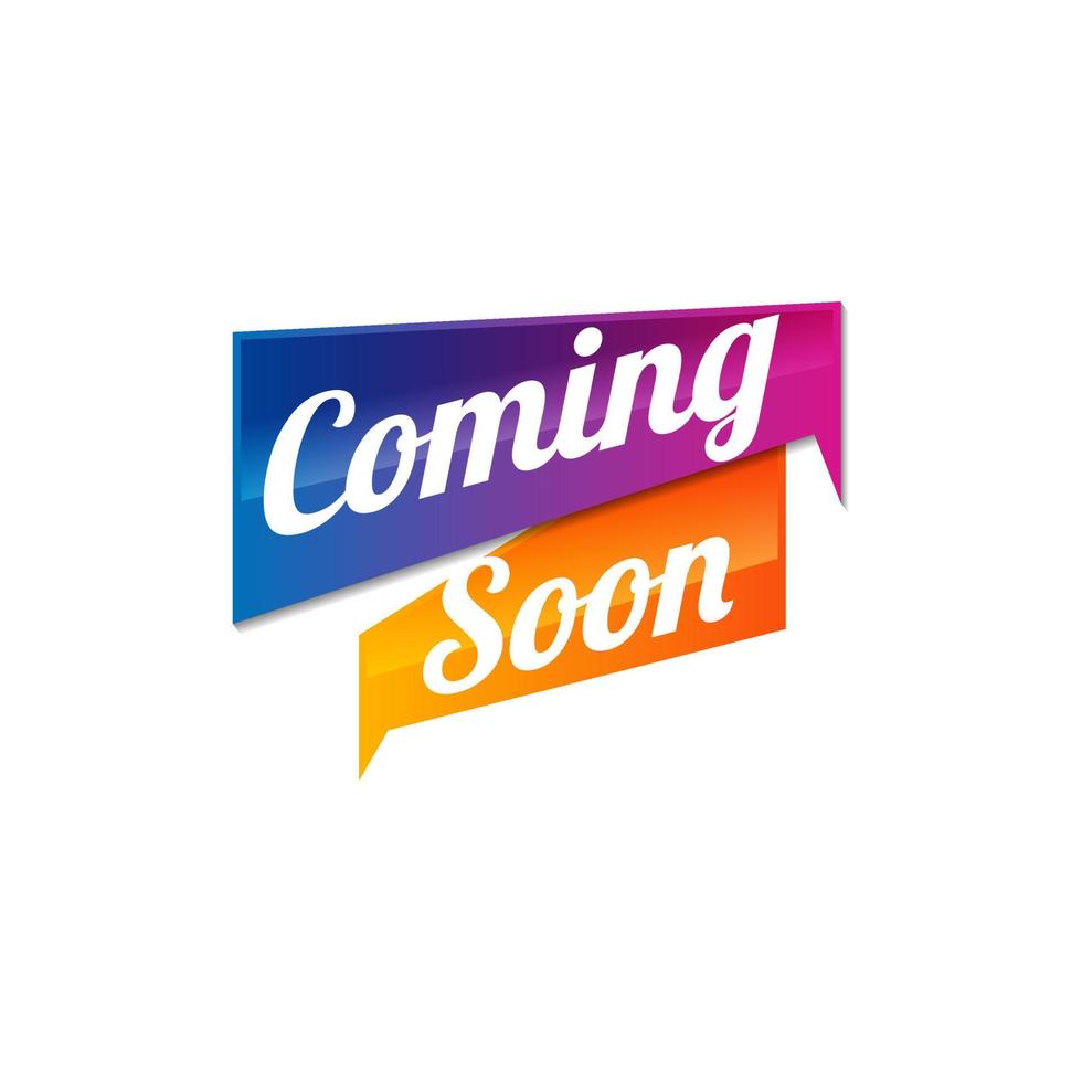 Coming Soon Icon template color editable. symbol vector sign isolated on white background. Simple logo vector illustration for graphic and web design.